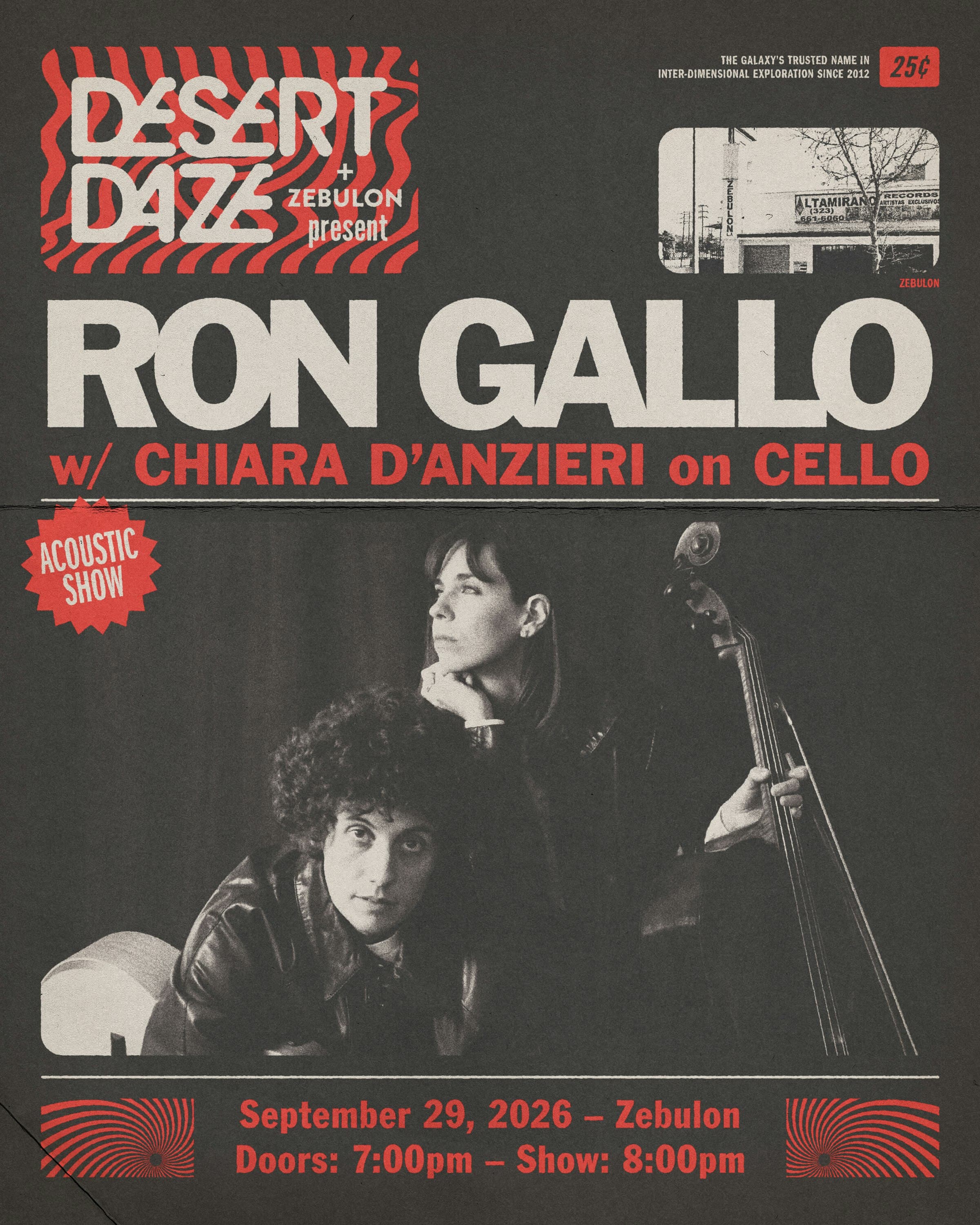 Official event artwork for Ron Gallo