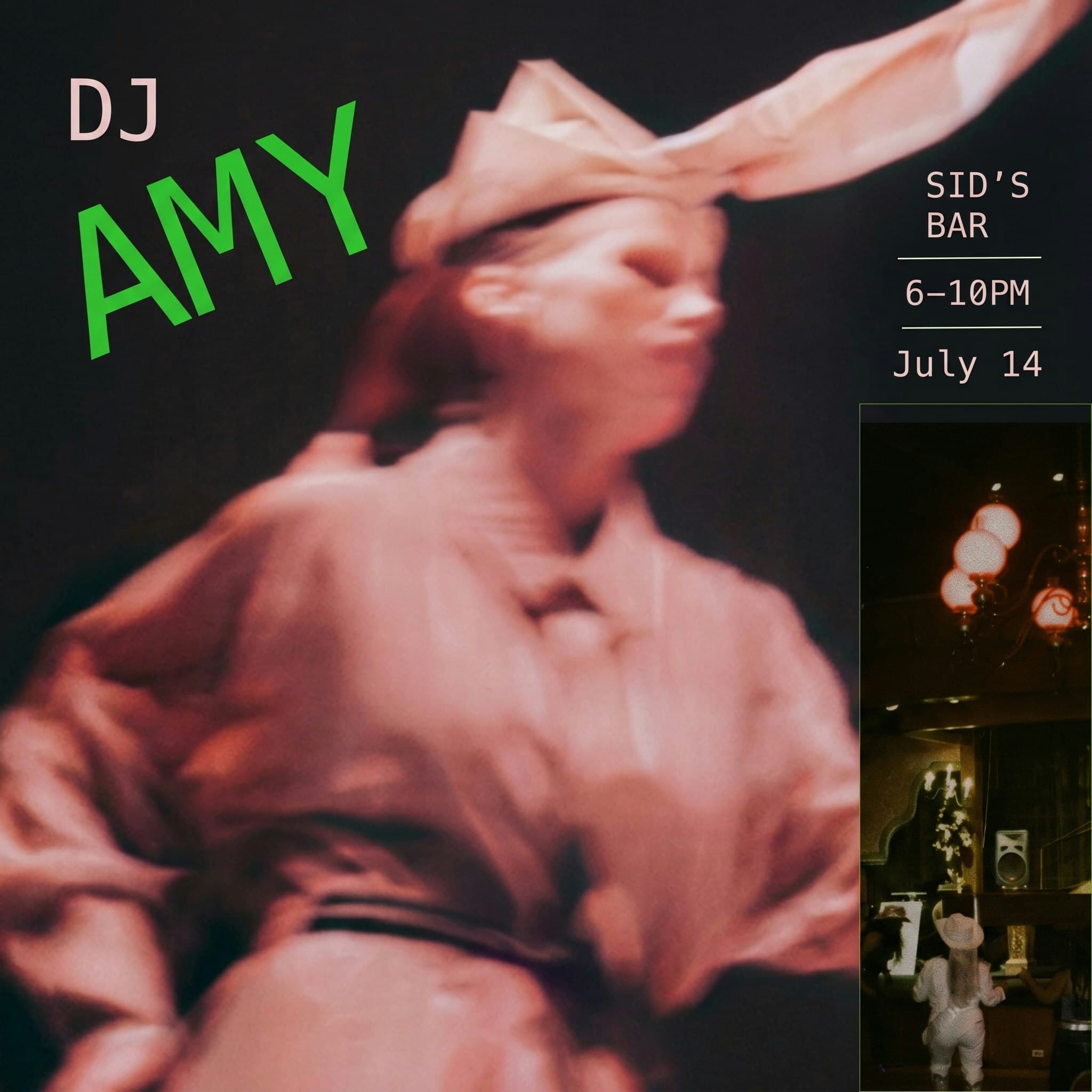 Official event artwork for DJ Amy