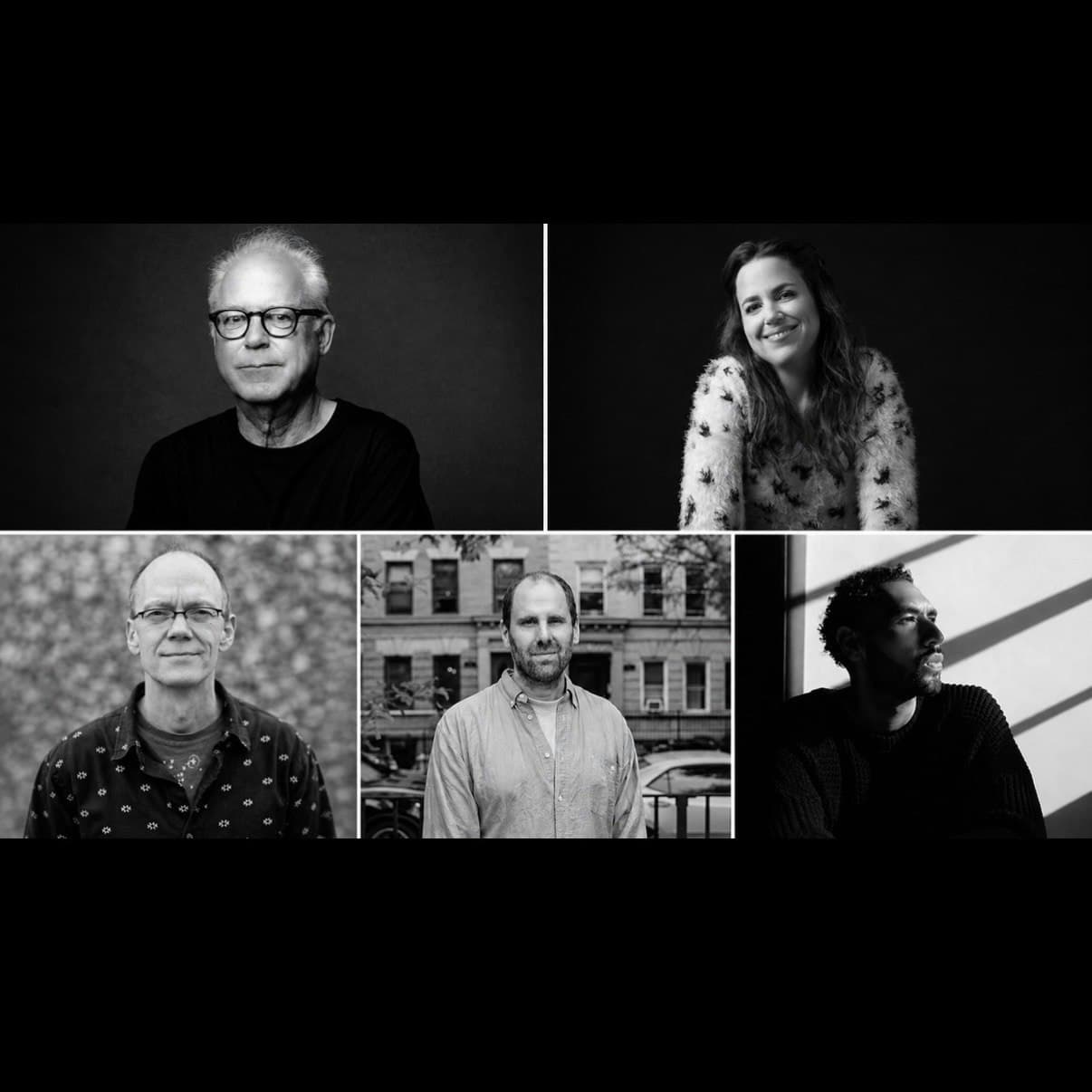 Official event artwork for Bill Frisell & Harmony Five featuring Petra Haden, Hank Roberts, Luke Bergman & Tim Angulo