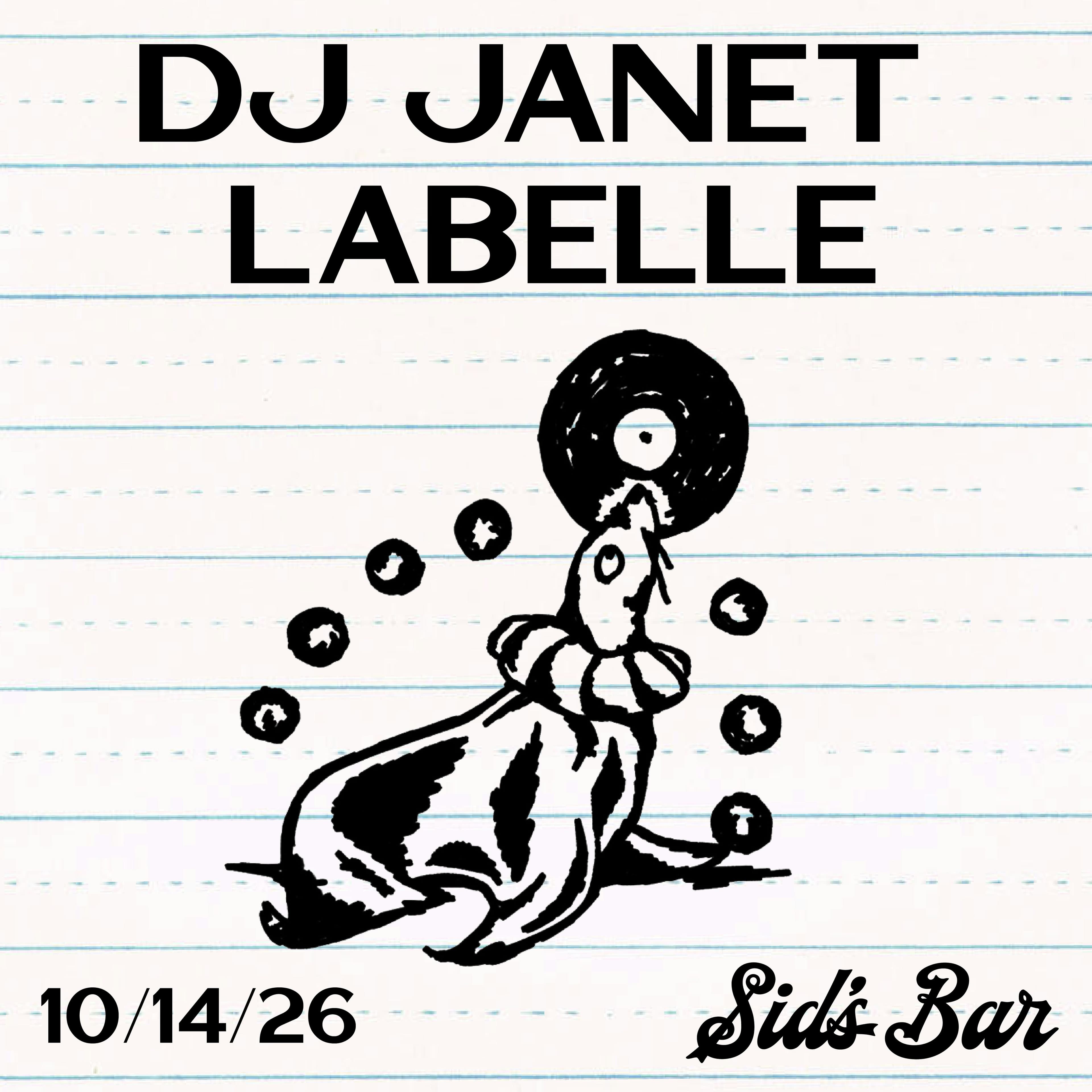 Official event artwork for DJ Janet LaBelle