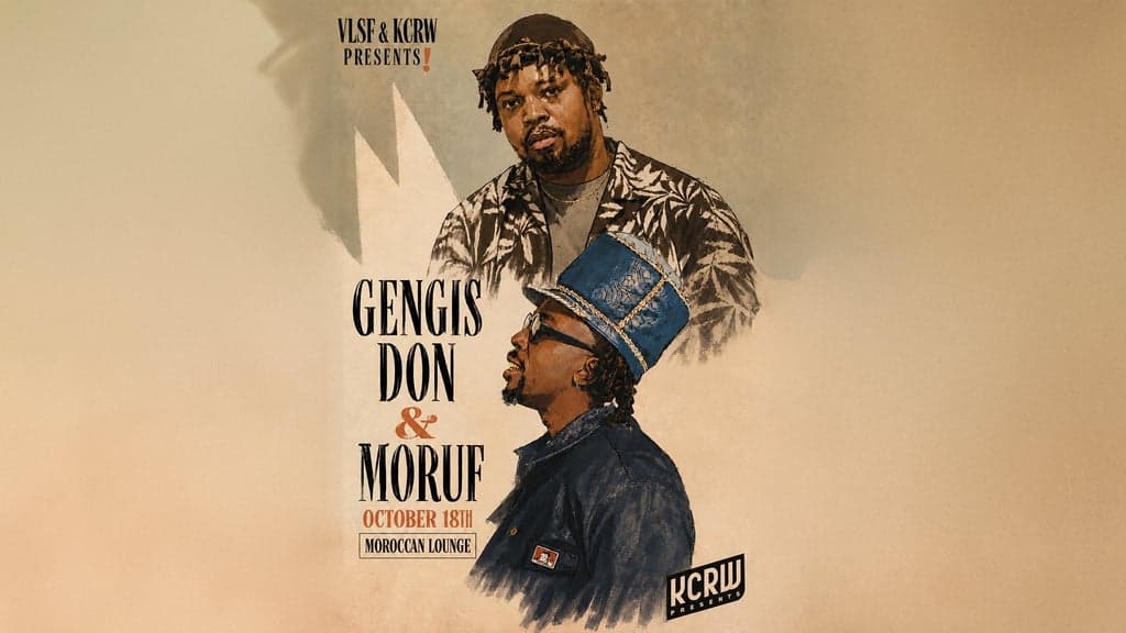 Official event artwork for VLSF & KCRW Present: Gengis Don