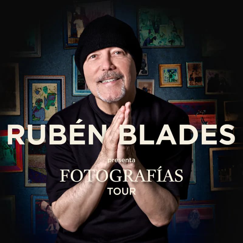 Official event artwork for Rubén Blades & Roberto Delgado Big Band: Fotografías Tour