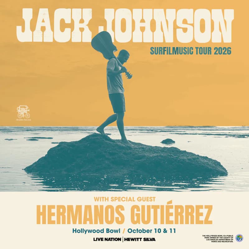 Official event artwork for Jack Johnson