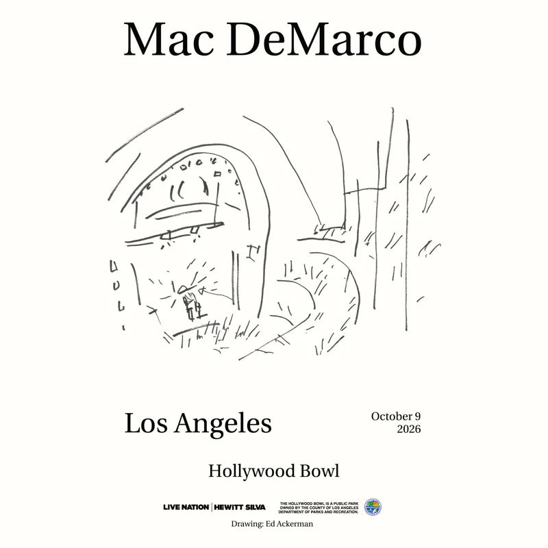 Official event artwork for Mac DeMarco