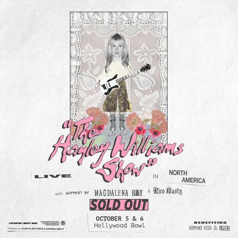 Official event artwork for “The Hayley Williams Show”