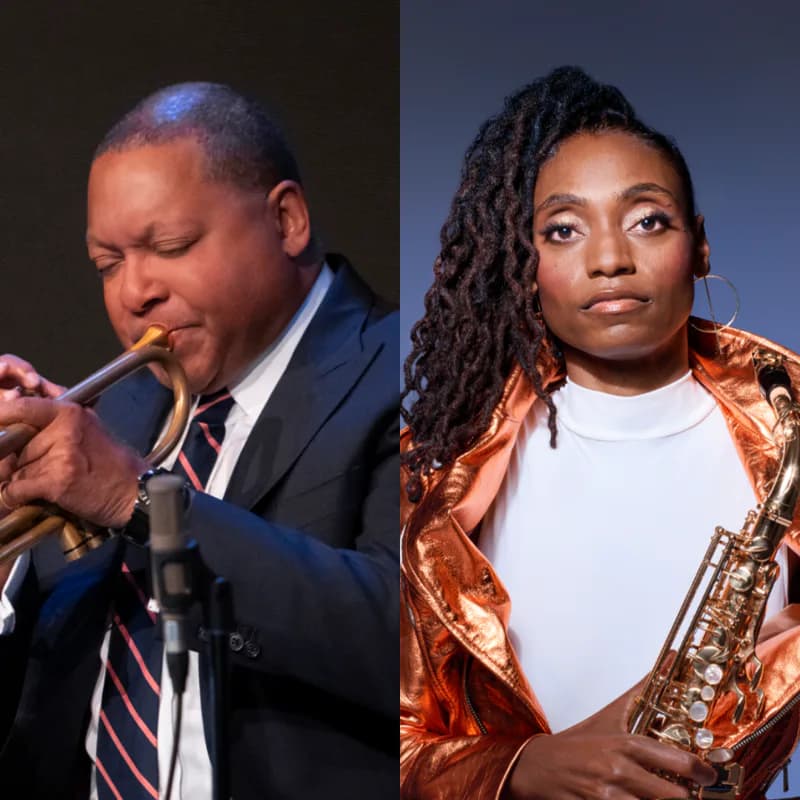 Official event artwork for Jazz at Lincoln Center Orchestra with Wynton Marsalis