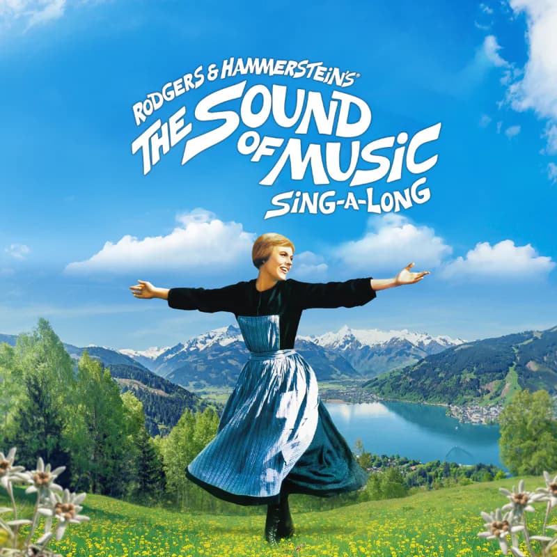 Official event artwork for Rodgers & Hammerstein’s The Sound of Music Sing-A-Long