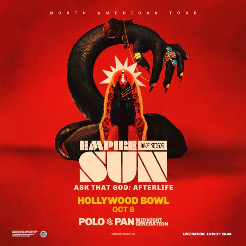 Official event artwork for Empire of the Sun