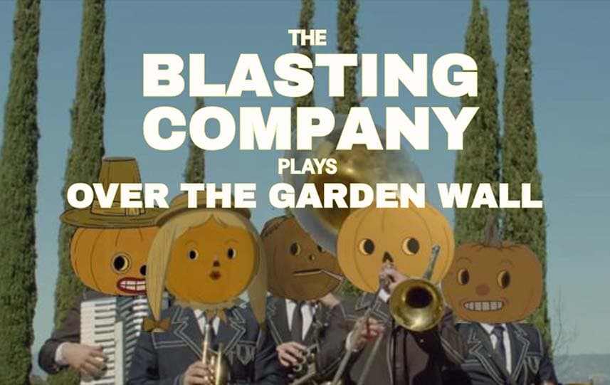 Official event artwork for The Blasting Company – plays Over the Garden Wall