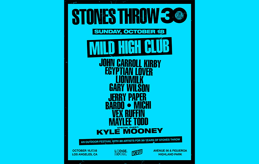 Official event artwork for Stones Throw 30, Mild High Club