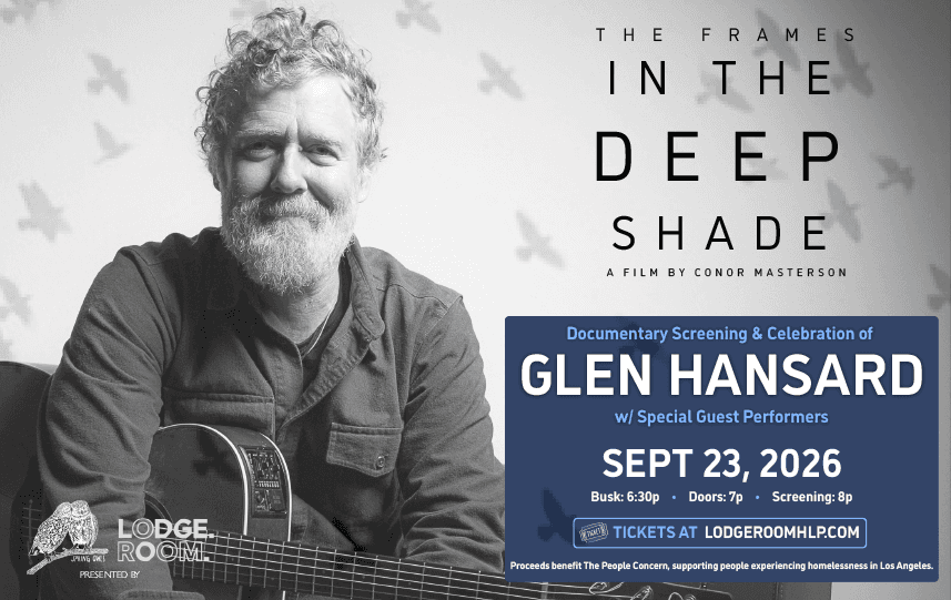 Official event artwork for A CELEBRATION OF GLEN HANSARD