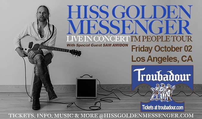 Official event artwork for Hiss Golden Messenger