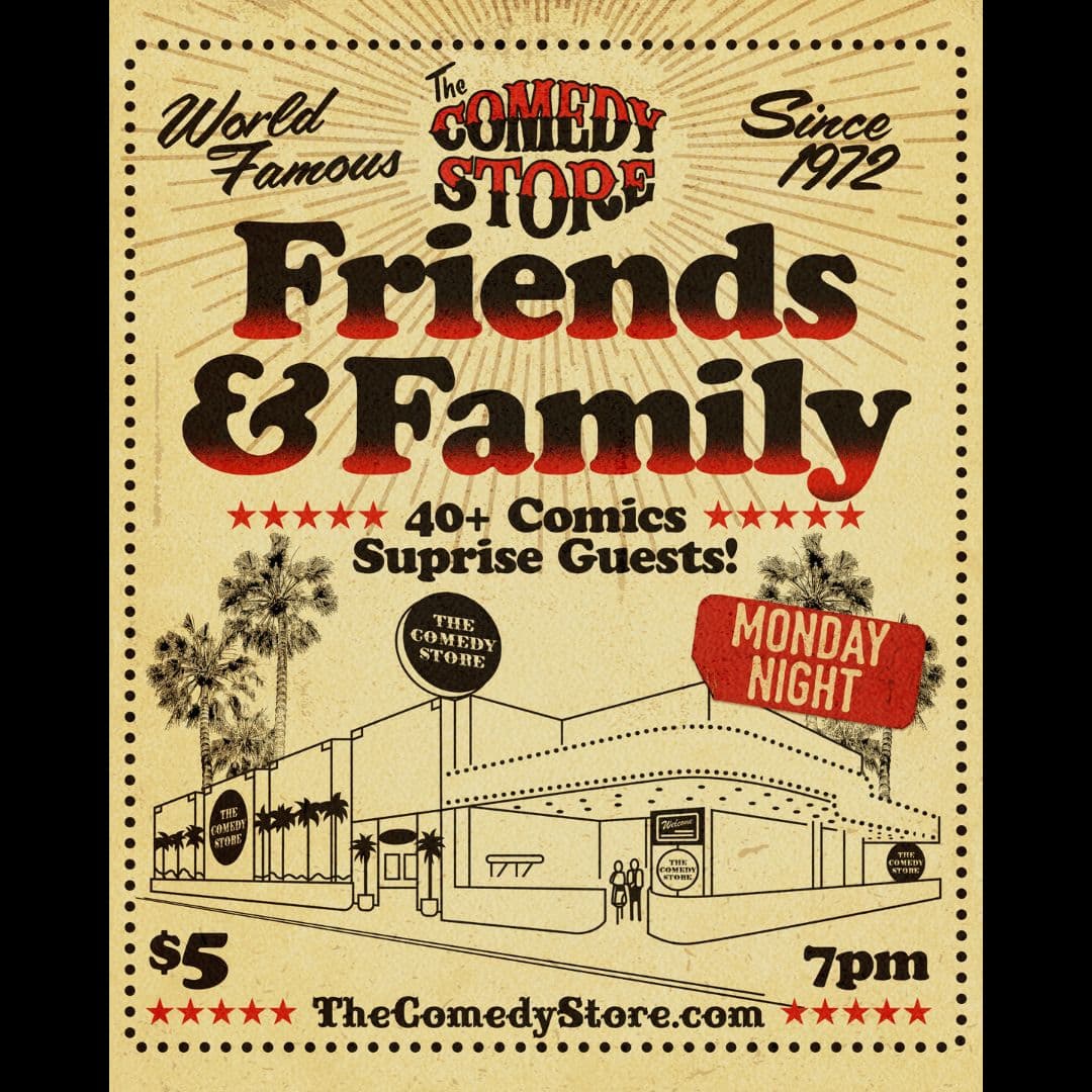 Official event artwork for Potluck: Friends & Family