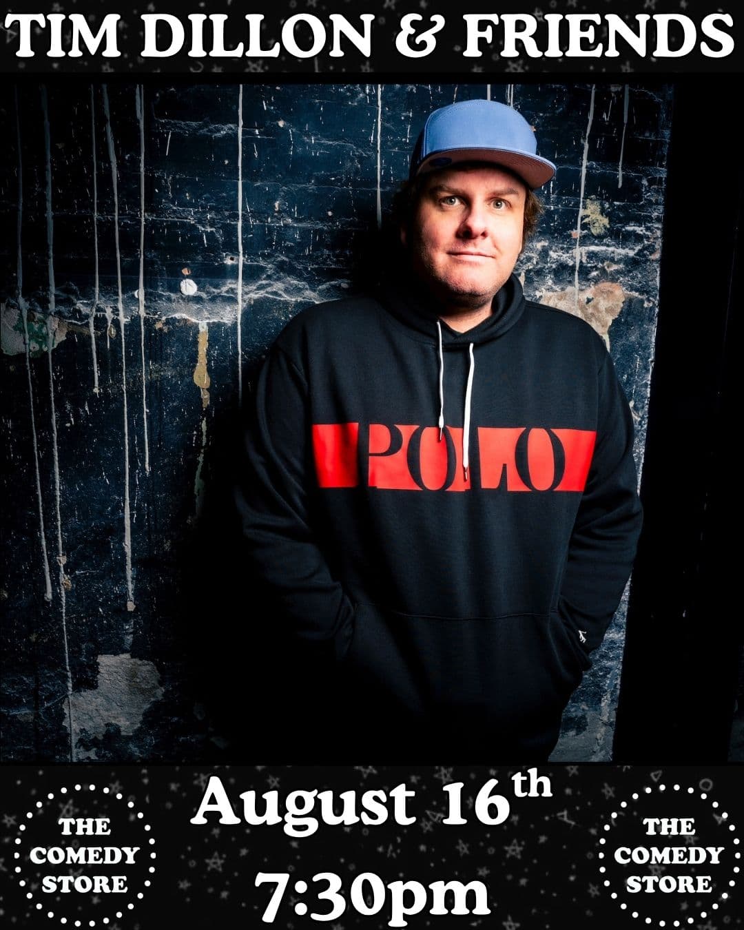 Official event artwork for Tim Dillon & Friends