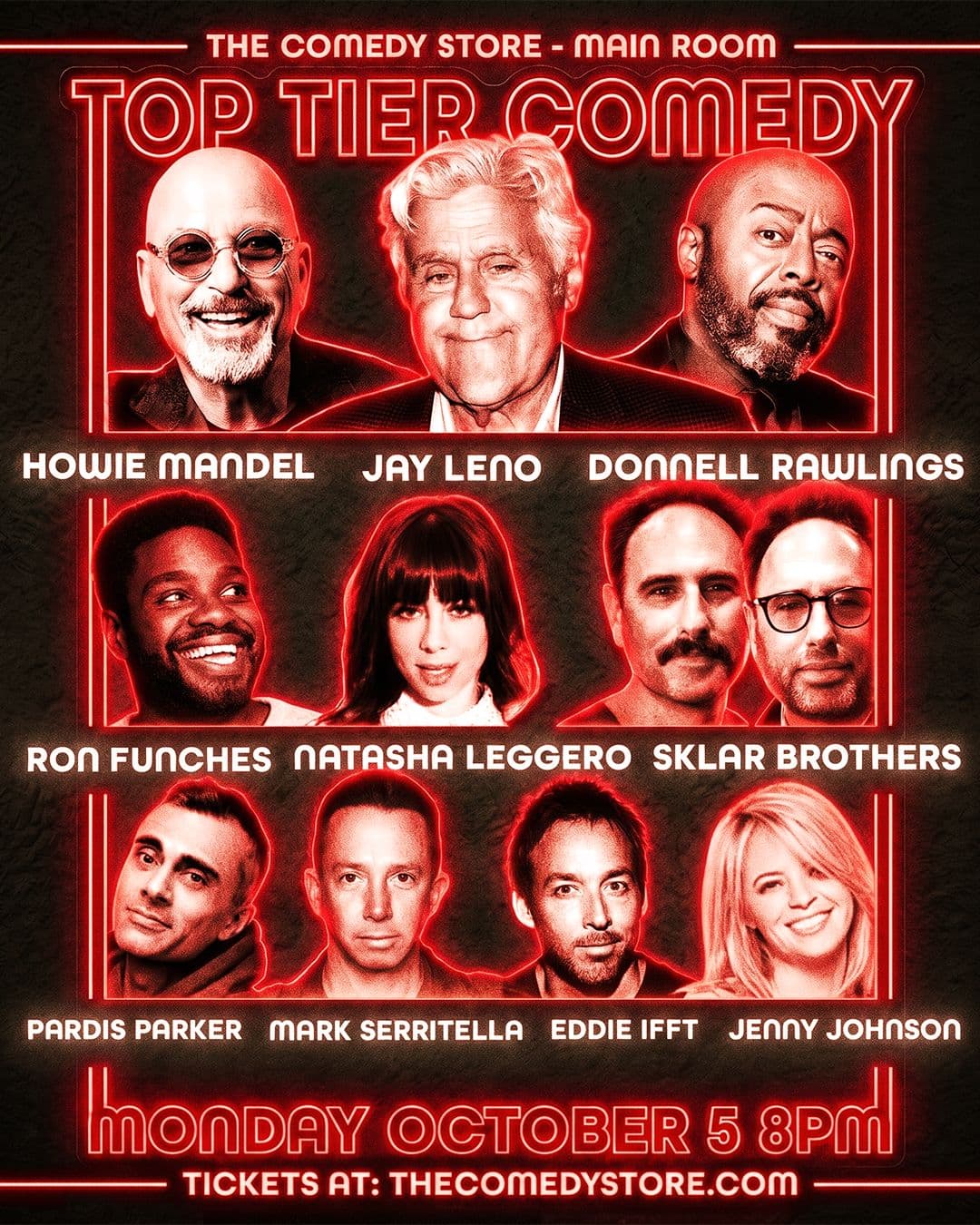 Official event artwork for Top Tier Comedy